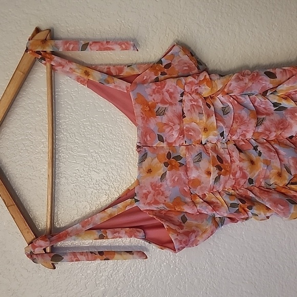 Lily Rose Floral Mini Ruffle Dress - Picture 7 of 11